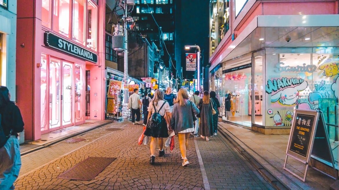 夜の原宿を散歩①（Strolling through Harajuku at Night - part 1）