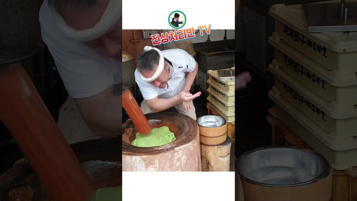 시미켄도 인정한 유명 떡 집 떡 만들어지는 과정 일본 나라현 나카타니도 시미켄도 인정한 유명 떡 집 떡 만들어지는 과정 일본 나라현 나카타니도