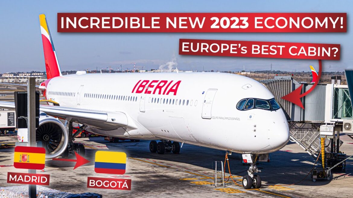 BRUTALLY HONEST | Economy Class from Madrid to Bogotá on Iberia’s BRAND-NEW 2023 Airbus A350-900! BRUTALLY HONEST | Economy Class from Madrid to Bogotá on Iberia's BRAND-NEW 2023 Airbus A350-900!