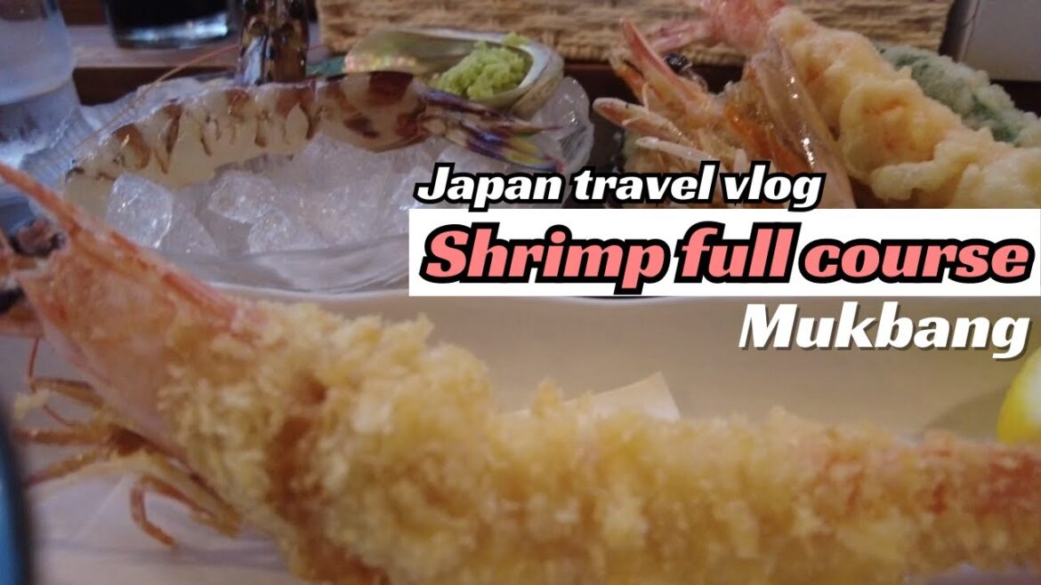 Mouthwatering Shrimp full course | Must  eat in Okinawa, Japan