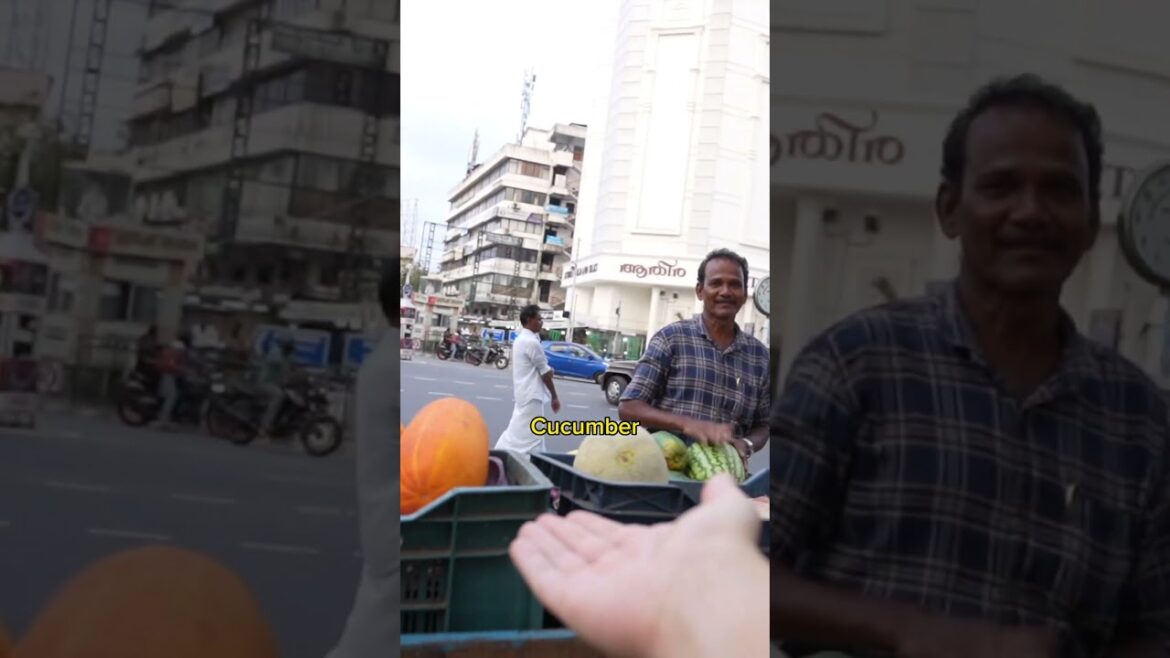 Indian Cucumbers are ORANGE? ๐๐ฎ๐ณ #shorts Indian Cucumbers are ORANGE? ๐๐ฎ๐ณ #shorts