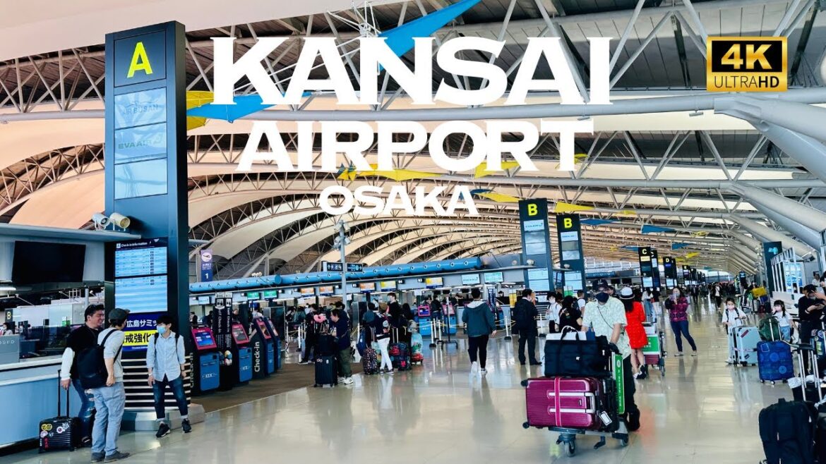 [4K] Kansai International Airport in OSAKA 🐧 Nonstop Walking Tour / 関西国際空港 大阪 散歩