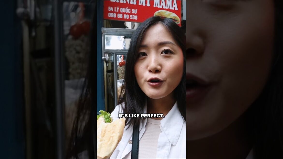 Where To Get The BEST BANH MI In Hanoi 🥖🥖🥖 #vietnam