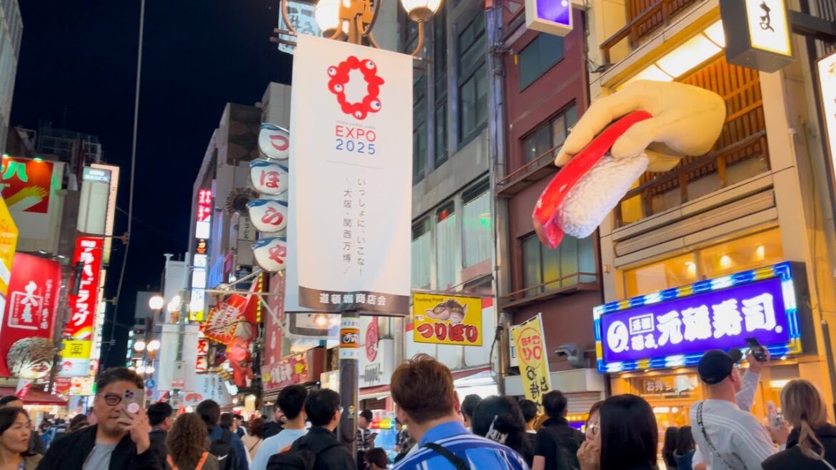 【大阪 ミナミの今】法善寺横丁、道頓堀、路上パフォーマー、ひっかけ橋 、グリ下【4K】