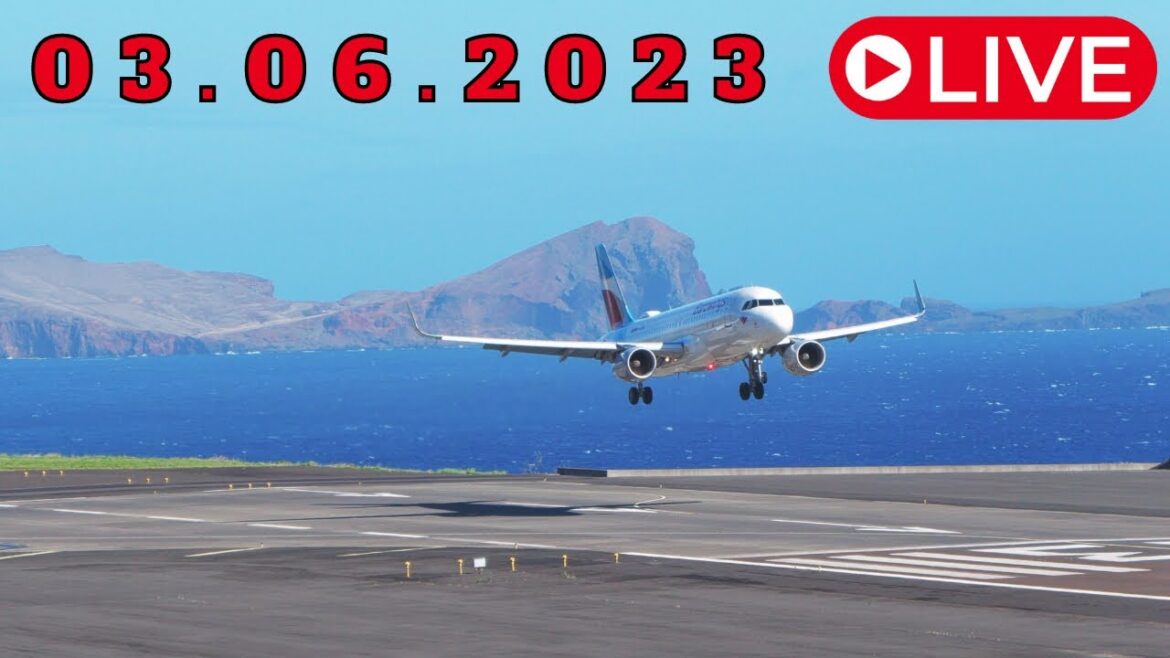LIVE From Madeira Island Airport 03.06.2023
