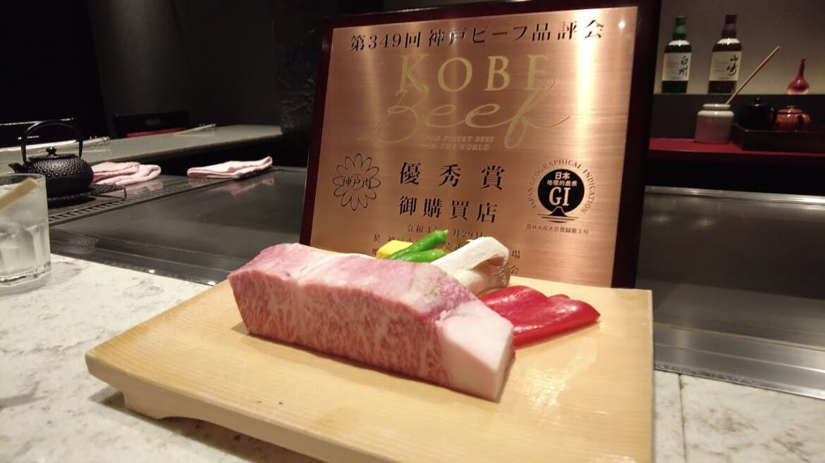 Kobe Beef (Teppanyaki) - Kuromon Market, Osaka, Japan