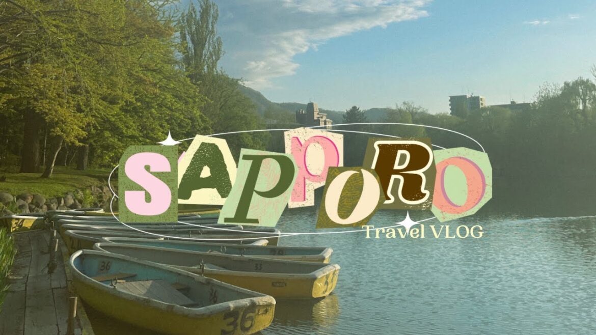 Hokkaido Travel Vlog | What to do in Sapporo | City Park, Clock Tower, Ramen, Beer, and Sakura 🌸