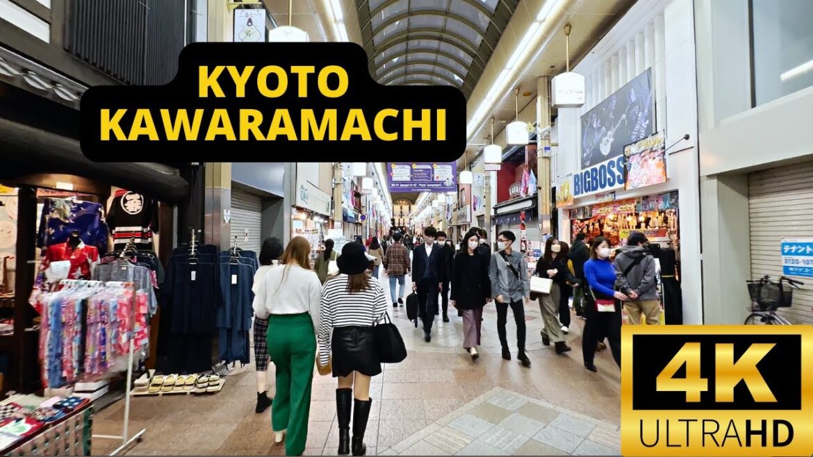 KYOTO, JAPAN 🇯🇵 [4K] Kawaramachi — Walking Tour