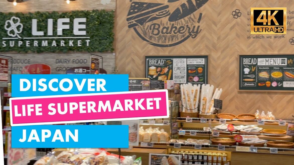 LIFE JAPAN Grocery Store Tour in Osaka [4K Video]