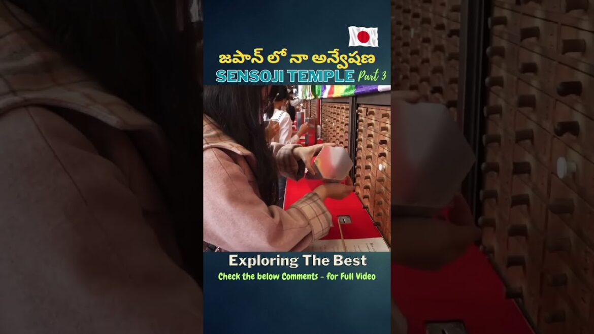 జపాన్ టోక్యో లో - సెన్సోజి టెంపుల్ #TeluguVlog #Japan #SenSoji #Temple #shorts