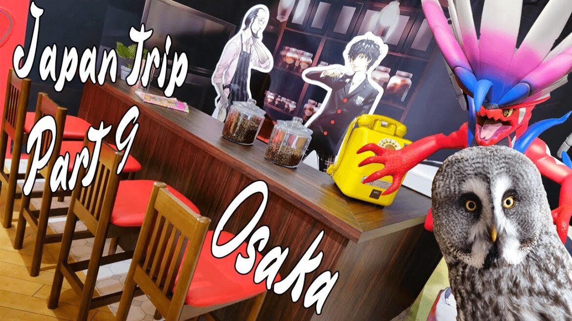 Japan Trip April 2023 Travel VLOG #9 - OSAKA - Persona FES 25th. Owl Cafe Choutte. DenDen Town