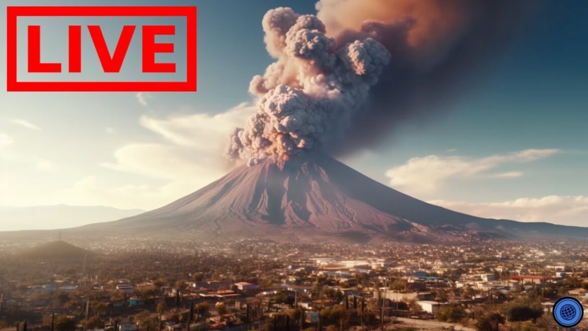 🌎 NOW! LIVE Popocatépetl Volcano Eruption, Mexico