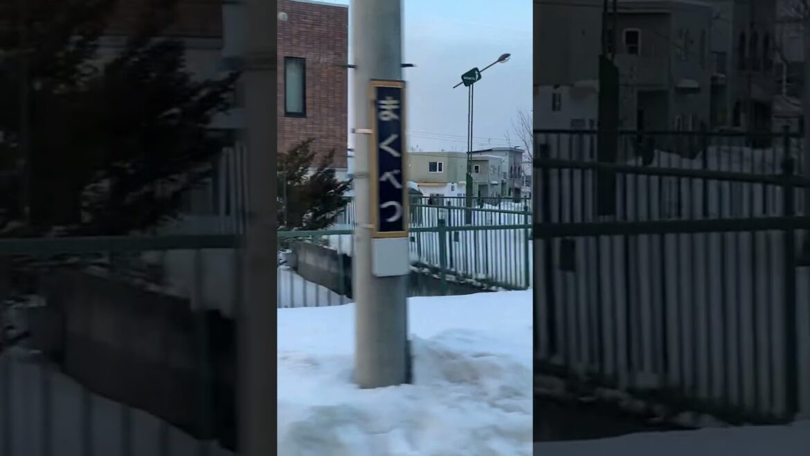 El viaje de tren local (la línea Principal de JR Nemuro) 5: Hokkaido, Japón #shorts El viaje de tren local (la línea Principal de JR Nemuro) 5: Hokkaido, Japón #shorts