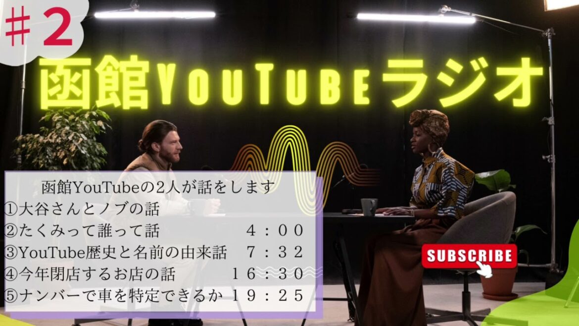 【第2回】函館YouTubeラジオ始めました　２０２３年６月８日