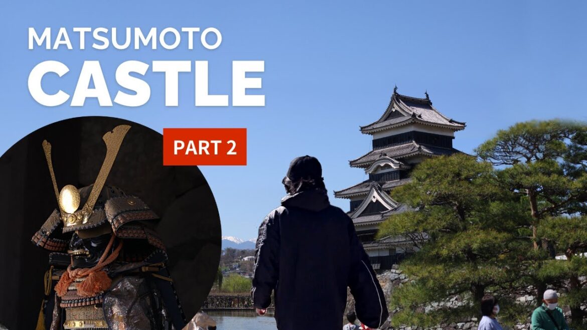 Matsumoto Castle Pt 2 -National Treasure,  inside Matsumoto Castle tour during Sakura season!