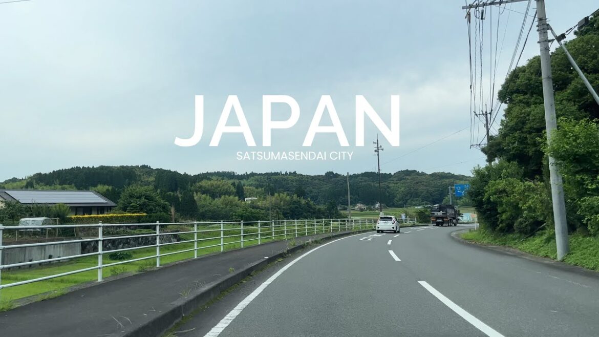 [ Quick Driving Tour ] Exploring Satsumasendai City, Japan