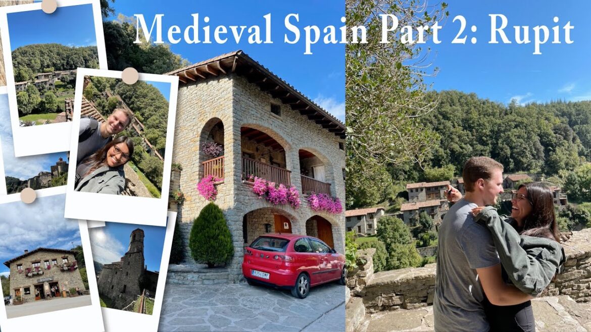 EXPLORING MEDIEVAL SPAIN PART 2! | Rupit | Traveling to Medieval Towns Near Barcelona