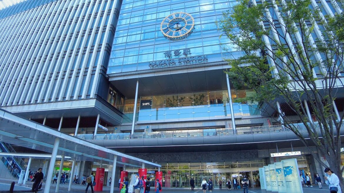 【4K】博多駅から中洲・天神まで散歩 Walk on Hakata-Nakasu-Tenjin in Kyushu【2023】