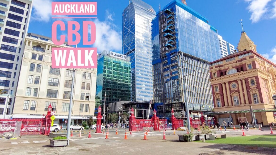 AUCKLAND CBD Weekend Walk - Queen Street from Start to Finish