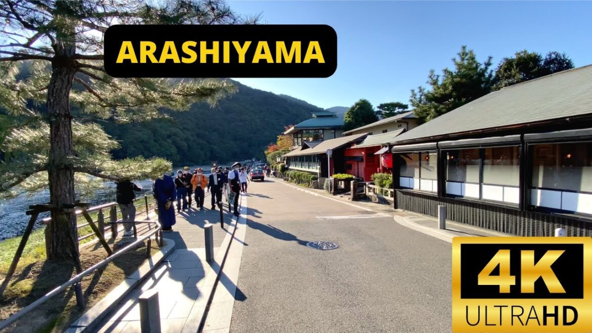 KYOTO, JAPAN 🇯🇵 [4K] Sunset Walk in Arashiyama
