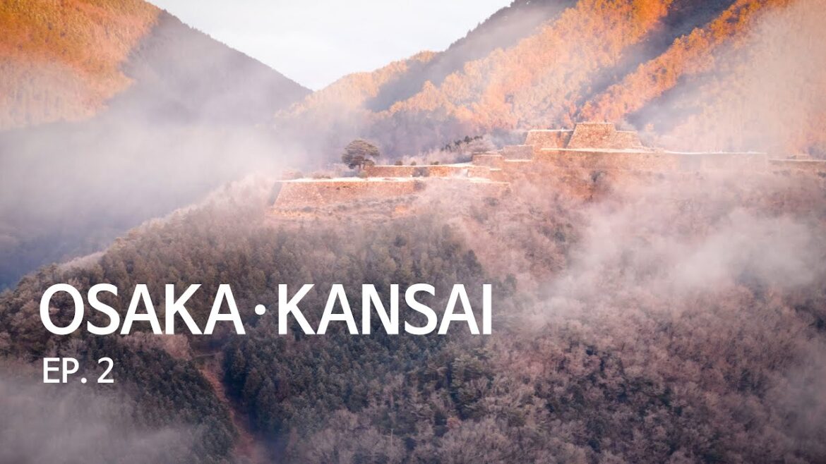 오사카·칸사이 | Ep2 | 시골 기차 타고 천공의성 [타케다성] 인생여행 | 철도여행 | 고베여행 | 간사이 와이드 패스