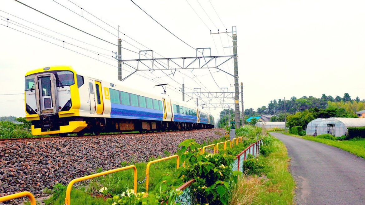 Train in the countryside
