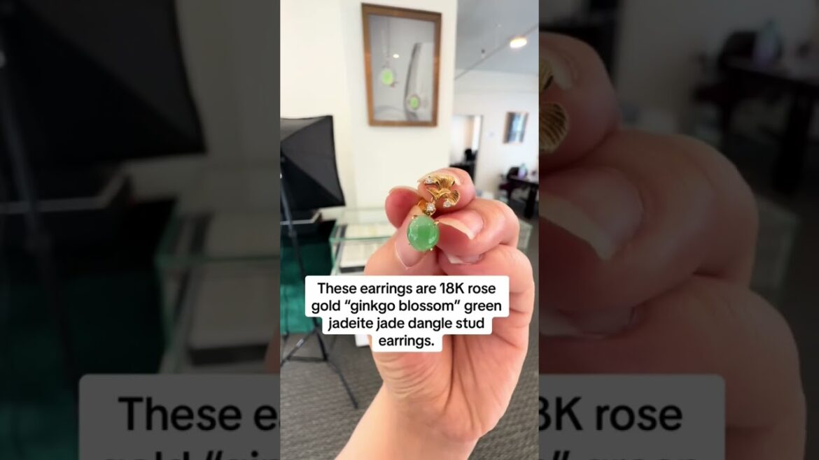 Perfect Jadeite earrings for your summer travel outfit. #jadeite #ytshorts #travel