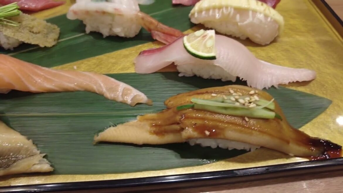 Best Sushi in Tokyo - Sushi No Midori  (Walk around  NY 2023 4K)