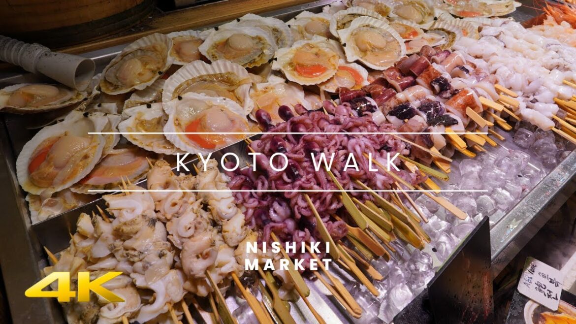 4K Kyoto, Japan | Walk around Nishiki Market