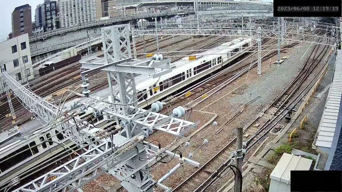 【LIVE】Kyoto Station Live Cam JR京都駅  鉄道ライブカメラ  京都ライブカメラ TrainCam 2023/06/08 12:00～