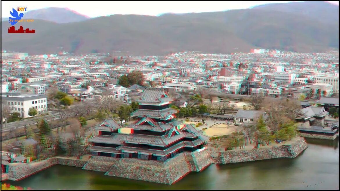 Matsumoto Castle, Nagano, Japan, in 3D video red-blue anaglyph “by angel’s eyes – iXYt” Matsumoto Castle, Nagano, Japan, in 3D video red-blue anaglyph "by angel's eyes - iXYt"