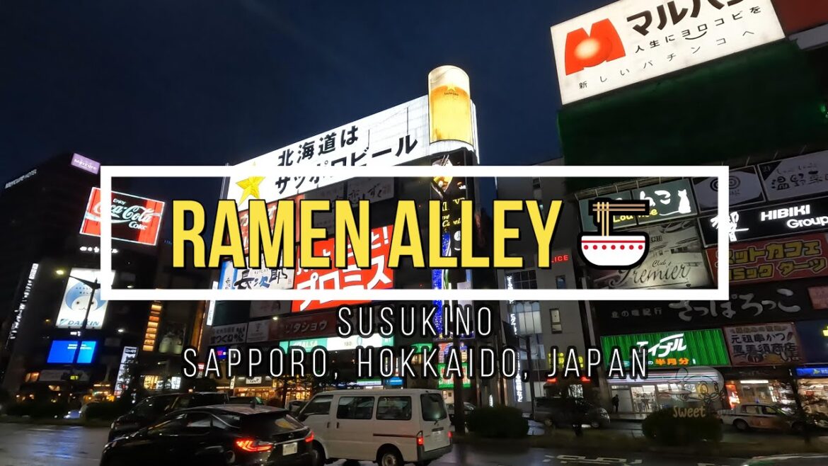 Famous Ramen Alley in Susukino, Sapporo! Was it worth the trip? Let’s find out | Hokkaido, Japan