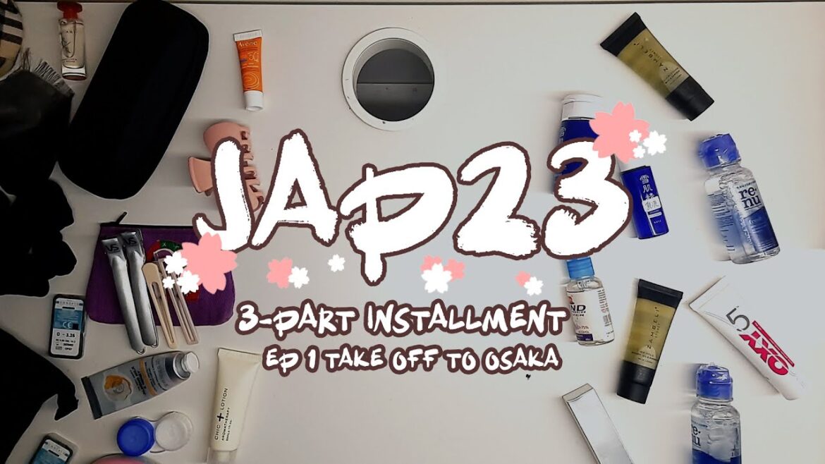 [JAP23] 3 Friends, 2 Cities, 1 Insane Grad Trip | EP1: Take off to Osaka!