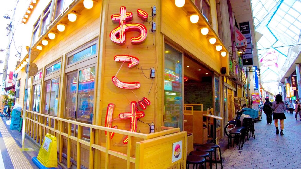 Asagaya in Tokyo 🐶🍻 Local shops and shopping streets♪💖4K ASMR non-stop 1 hour 03 minutes