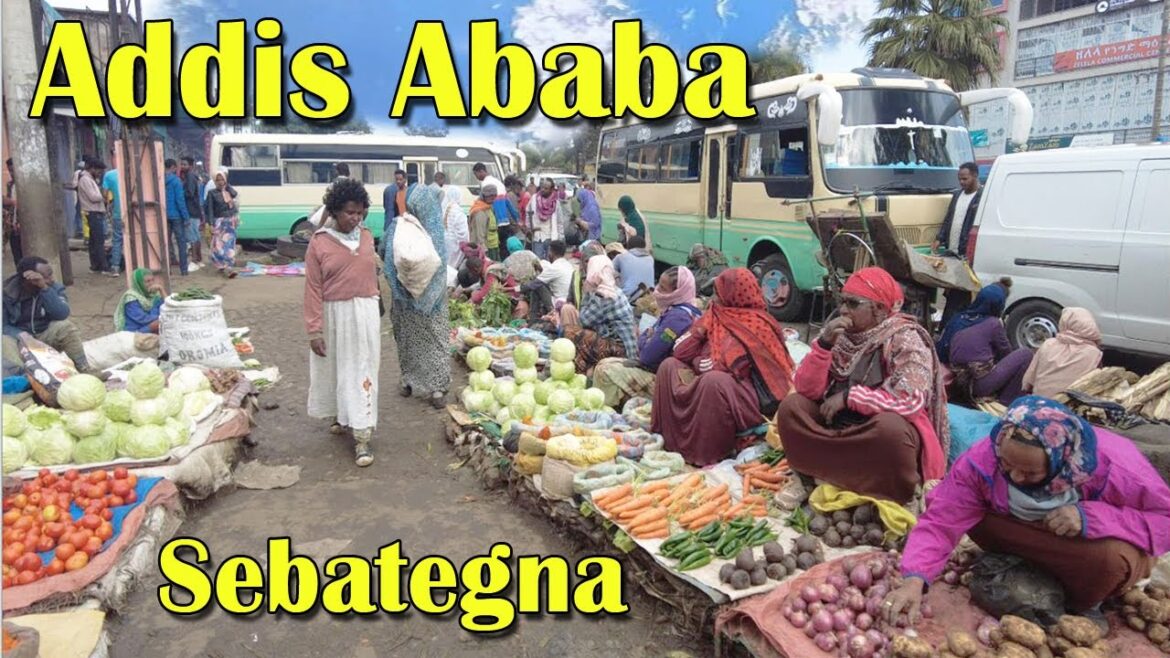 (ሰባተኛ) Walking Downtown Sebategna to Abenet Addis Ababa Ethiopia 2023