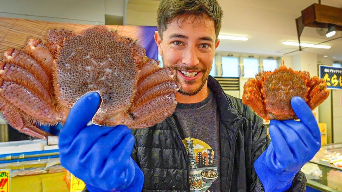 24 Hours of JAPANESE FOODS in Hokkaido!! HAIRY CRAB HEAVEN in Sapporo, Japan!