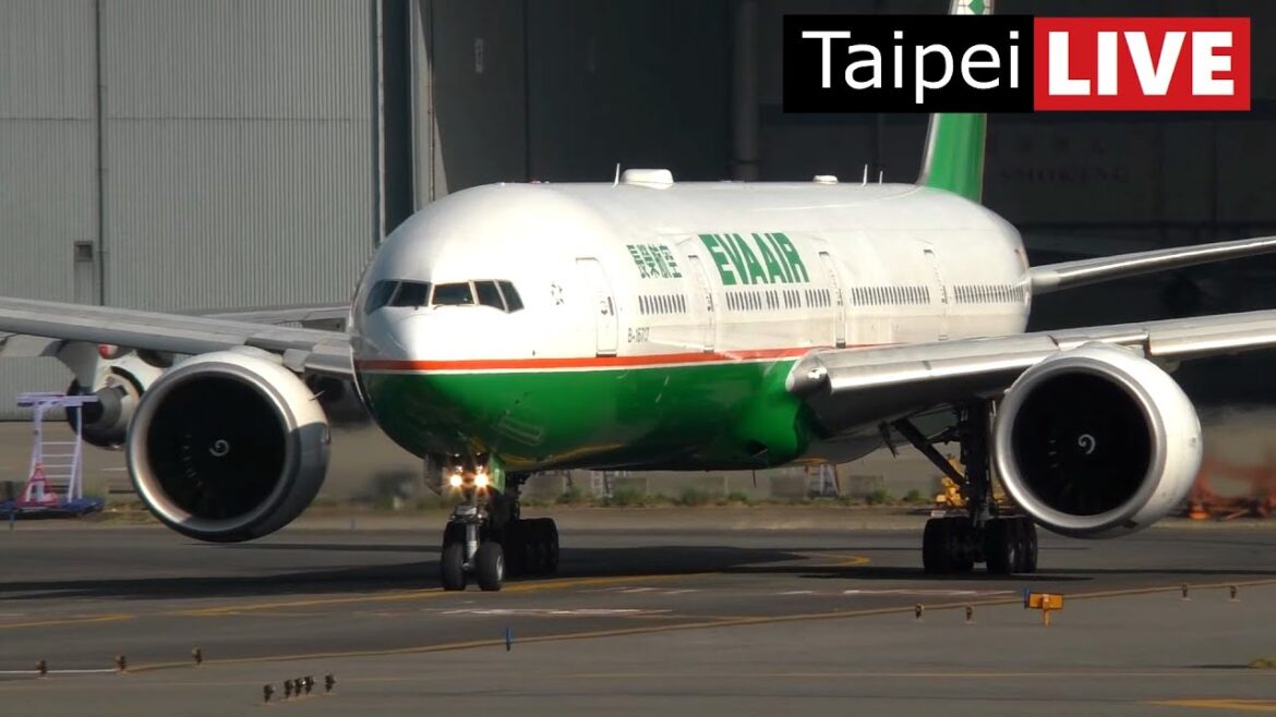 Taipei Taoyuan Airport Live with ATC later on