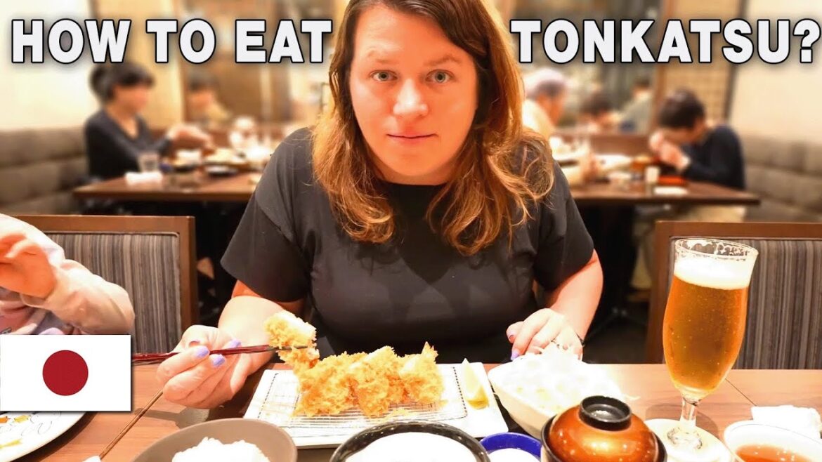 We navigate Tokyo's MASSIVE Metro and Try TONKATSU for the FIRST TIME!