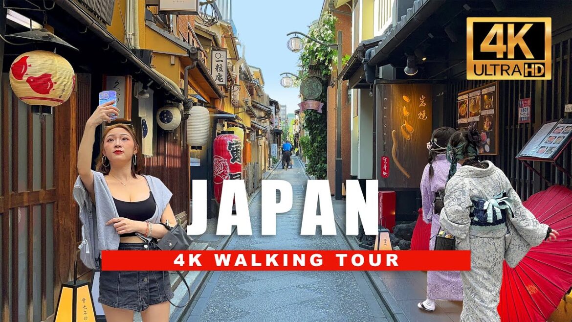 🇯🇵 KYOTO, JAPAN WALKING TOUR | NARROWS STREETS OF GION & SHIRAKAWA [ 4K HDR - 60fps ]