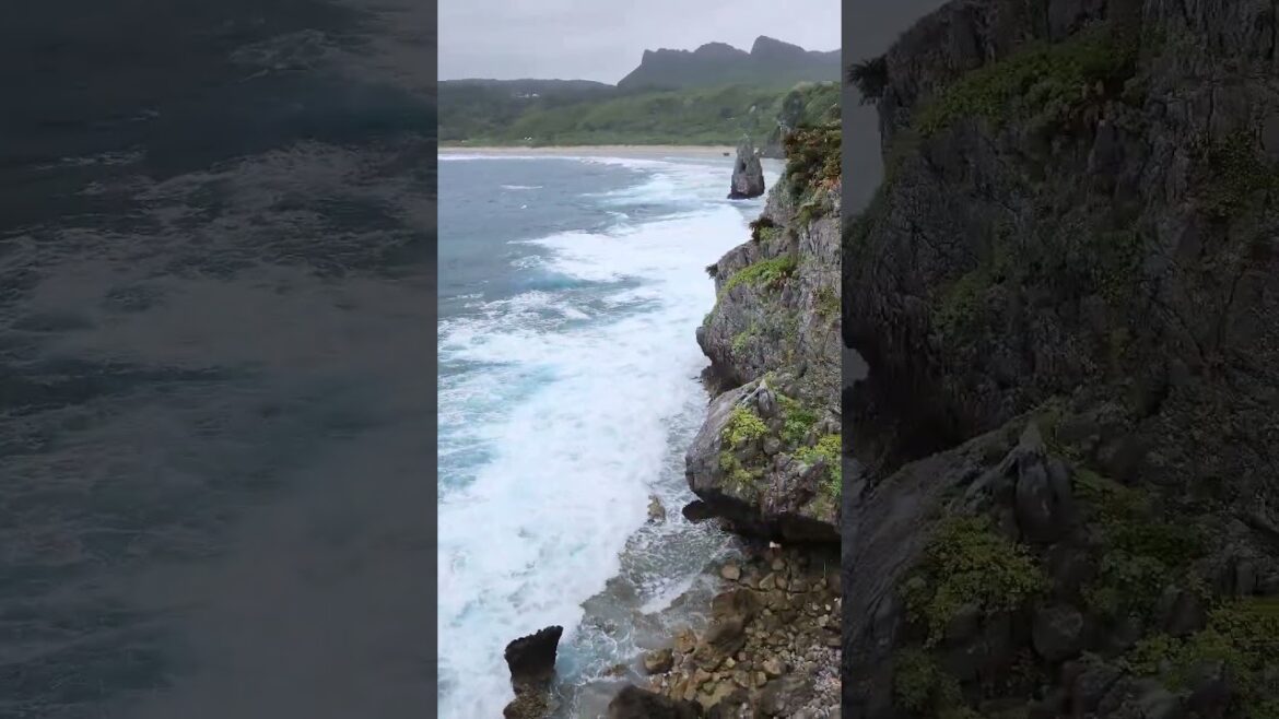 玉ひゅん。。断崖絶壁の辺戸岬！