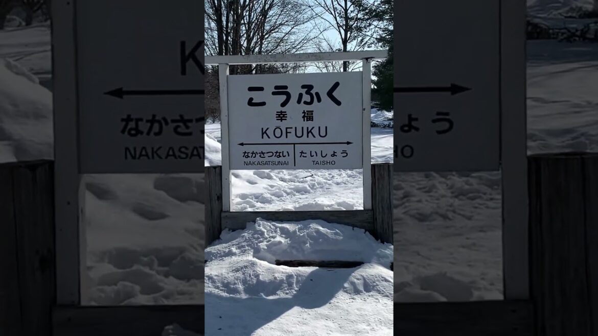 Visitaré a la estación de Kofuku (felicidad) 2: Hokkaido, Japón #shorts Visitaré a la estación de Kofuku (felicidad) 2: Hokkaido, Japón #shorts