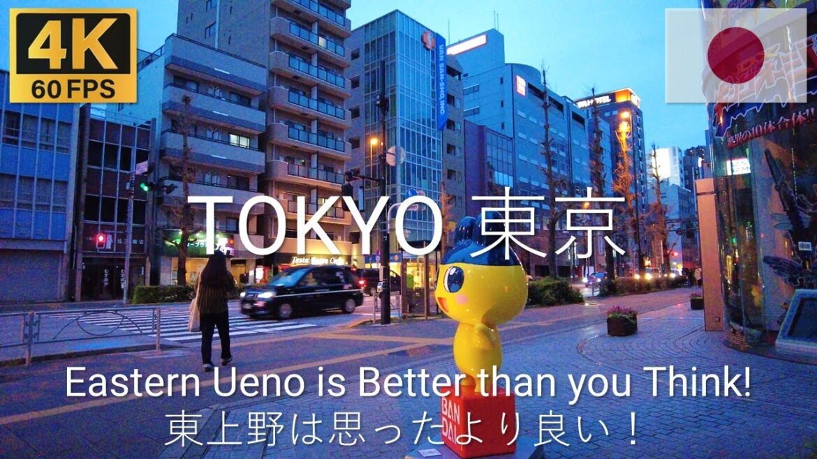 TOKYO 東京 Japan 🇯🇵 | 2023 | 4K·60p | Day to Night Walk East of Ueno 上野の東を歩く昼と夜