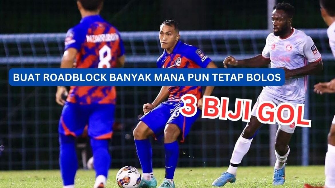 ROADBLOCK TAK MENJADI. JDT II MENANG BERGAYA 3 GOL MENGATASI TEAM ADIK PDRM FC.