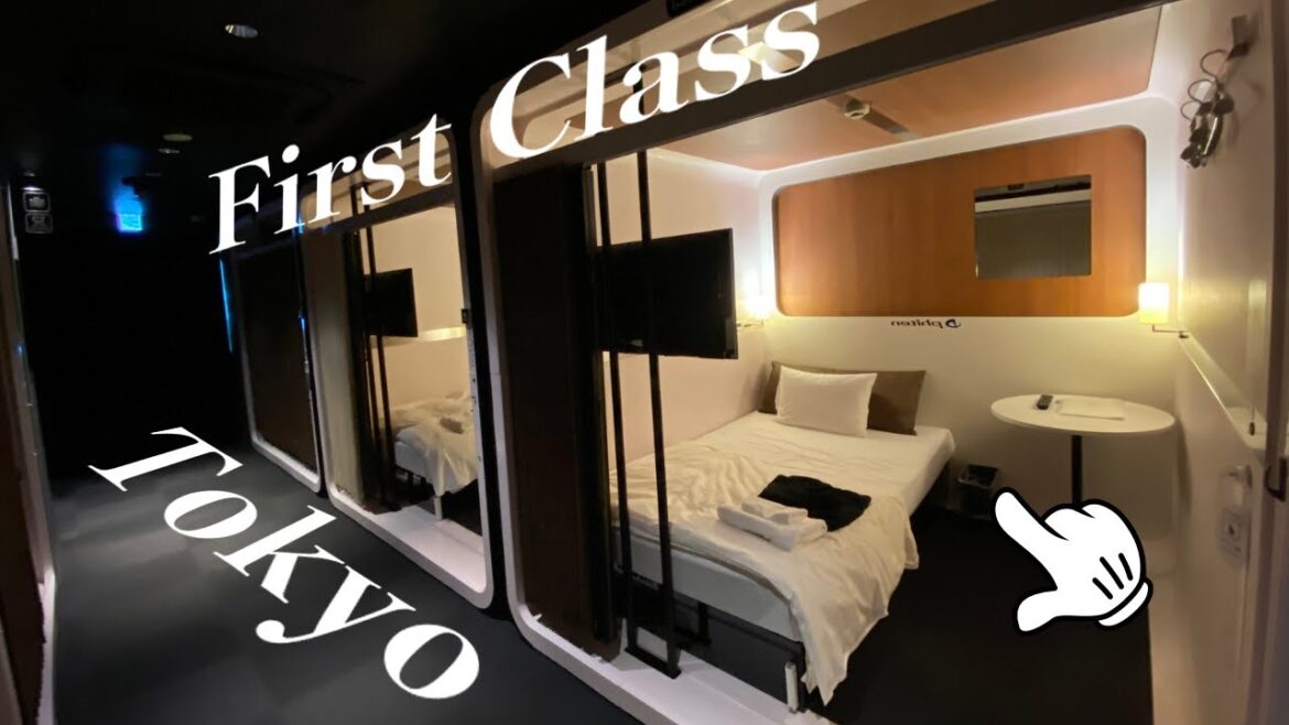 Tokyo's First-Class Comfort Capsule Hotel Experience😴🛏 First Cabin Ichigaya🇯🇵Japan Travel