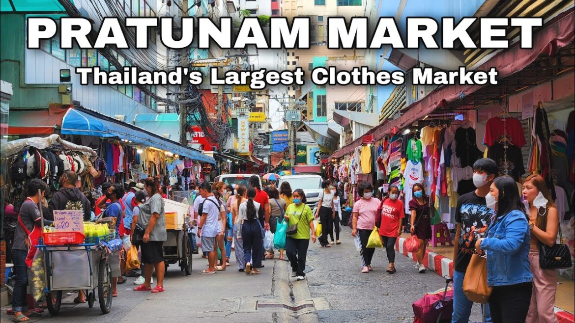 4K 🇹🇭 Walking around Pratunam Market in Bangkok, Thailand (June 2023)