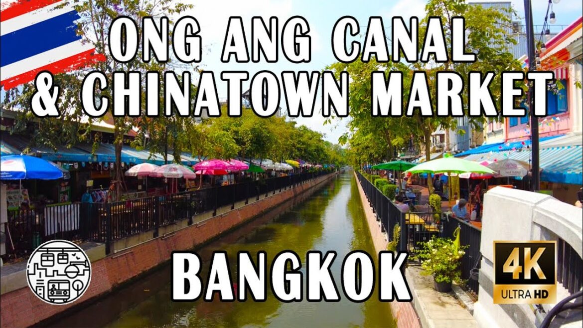 Khlong Ong Ang Walking Street, Bangkok - Walking Tour 4K⁶⁰
