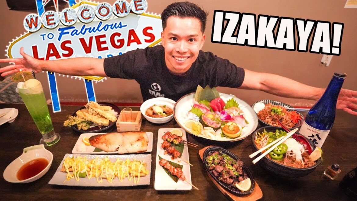 CRAZY Japanese SUSHI & BBQ FEAST In Las Vegas