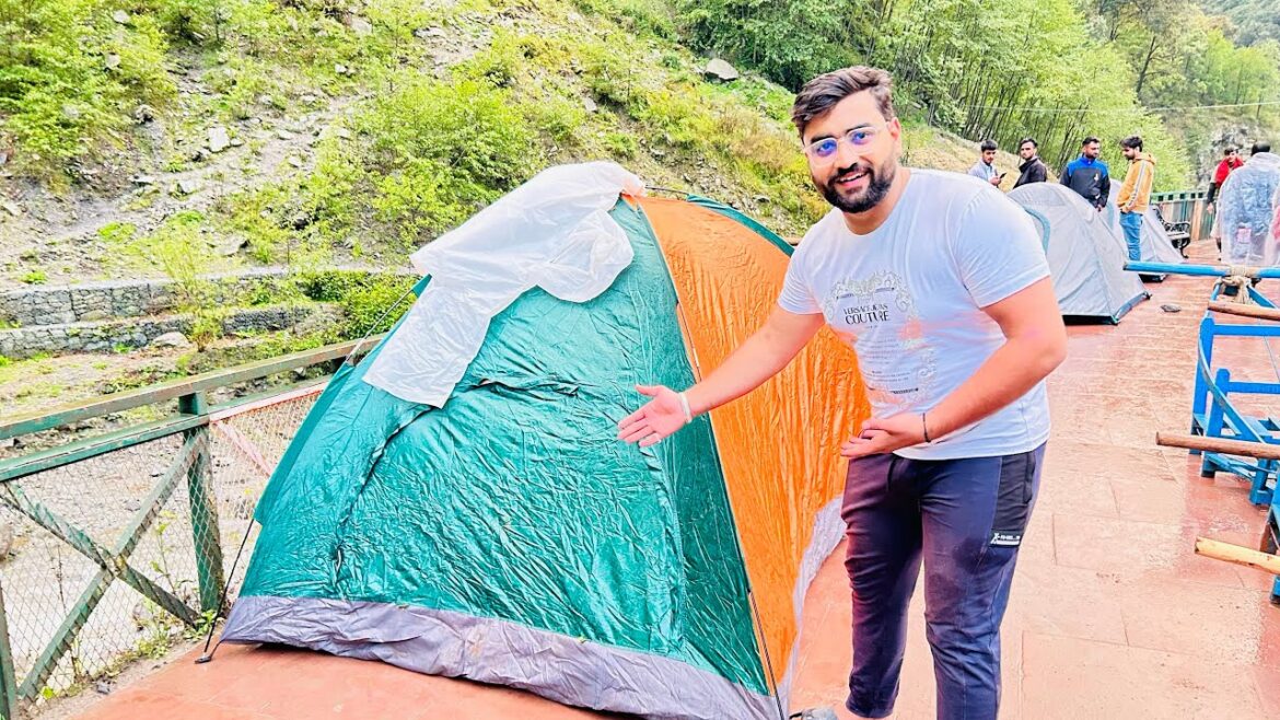 Gaurikund m ki camping 🏕️ रात के दो बजे garam pani m naha k ki Shuru tracking 🏔️ Gaurikund m ki camping 🏕️ रात के दो बजे garam pani m naha k ki Shuru tracking 🏔️