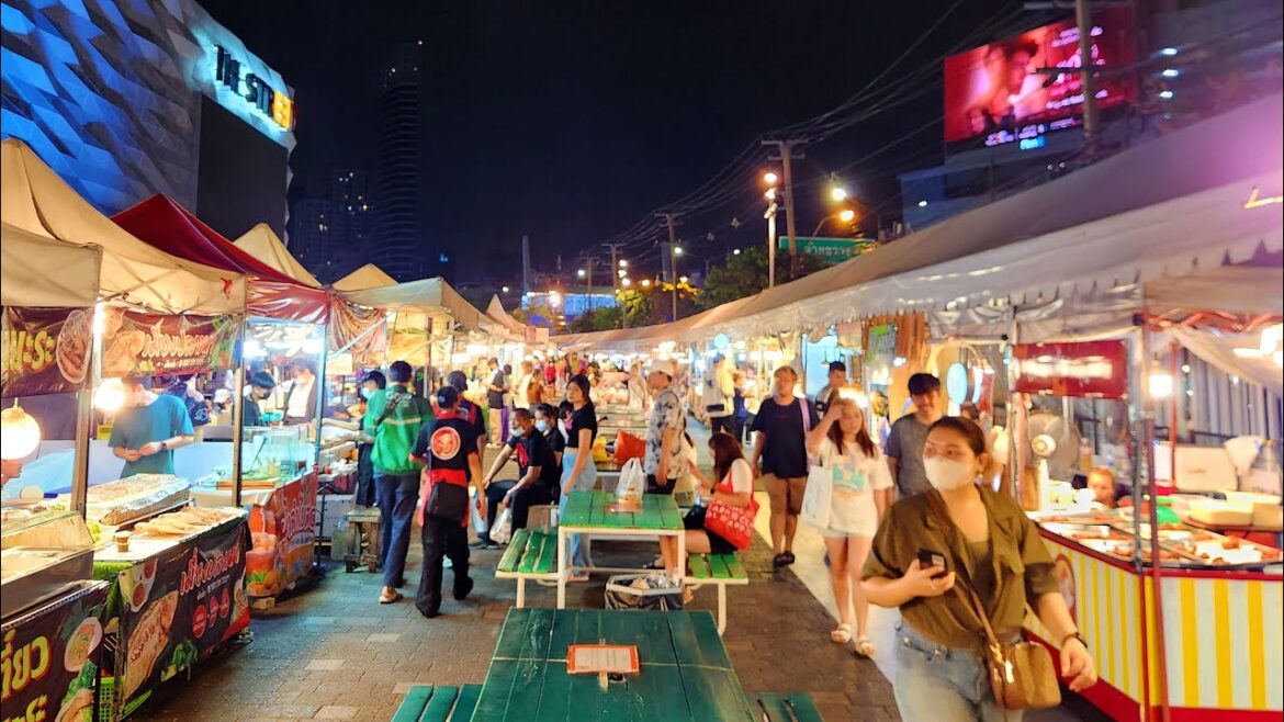 4K 🇹🇭 Bangkok Night Walk | The Street Ratchada Night Market | Thailand 2023 4K 🇹🇭 Bangkok Night Walk | The Street Ratchada Night Market | Thailand 2023