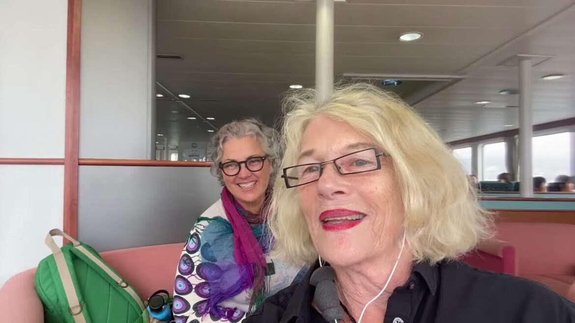 Ferry to Teshima island with JJ Walsh🇯🇵LIVE Walking in Japan